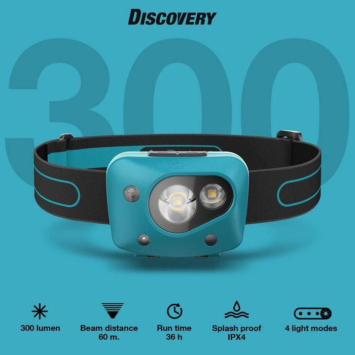 GP Discovery headlamp CH44 300LM 3 GP Discovery headlamp CH44 300LM 3
