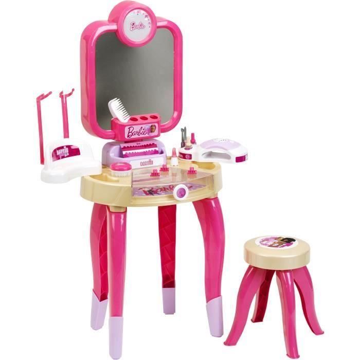 Juguete de belleza - KLEIN - Centro de belleza Barbie Happy Vibes - Completo con muchos accesorios y luz. 1 Juguete de belleza - KLEIN - Centro de belleza Barbie Happy Vibes - Completo con muchos accesorios y luz. 1
