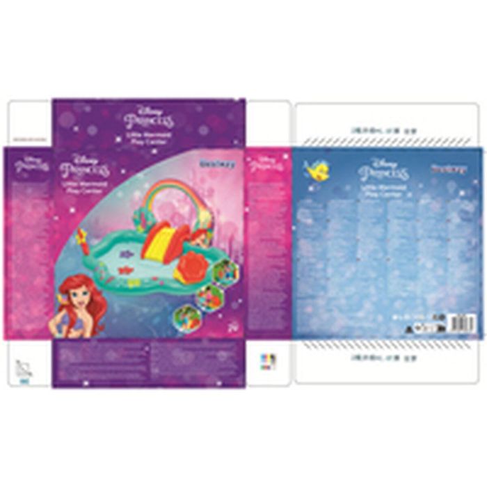 Bestway Piscina Hinchable Parque Juegos Disney Sirenita 221x193x117 cm +2 Años Jardin 91097 8