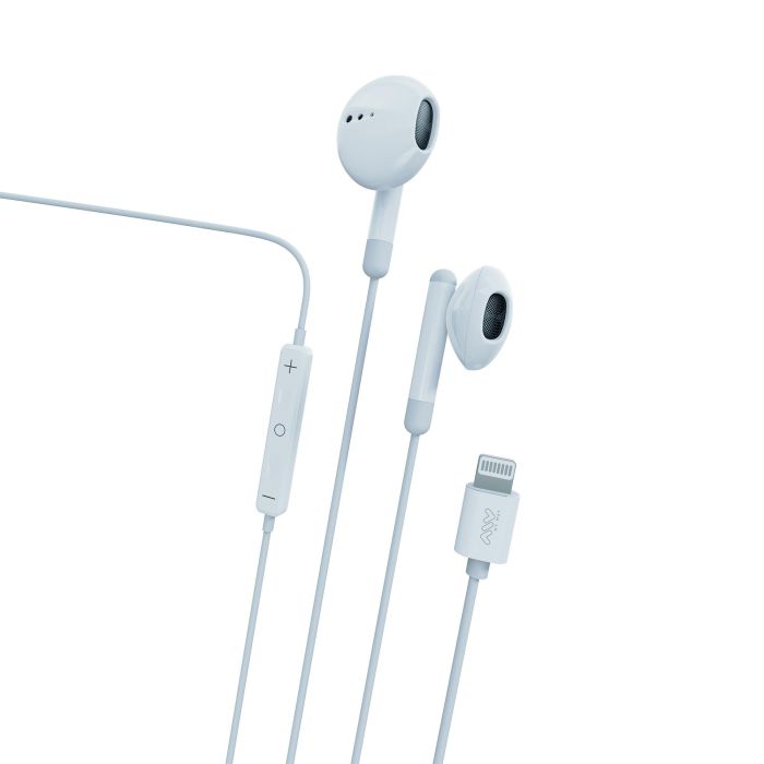 Myway Auriculares Mwhph0034 Blanco con almohadillas cómodas y ajustables, compatibles con dispositivos iOS Myway Auriculares Mwhph0034 Blanco con almohadillas cómodas y ajustables, compatibles con dispositivos iOS