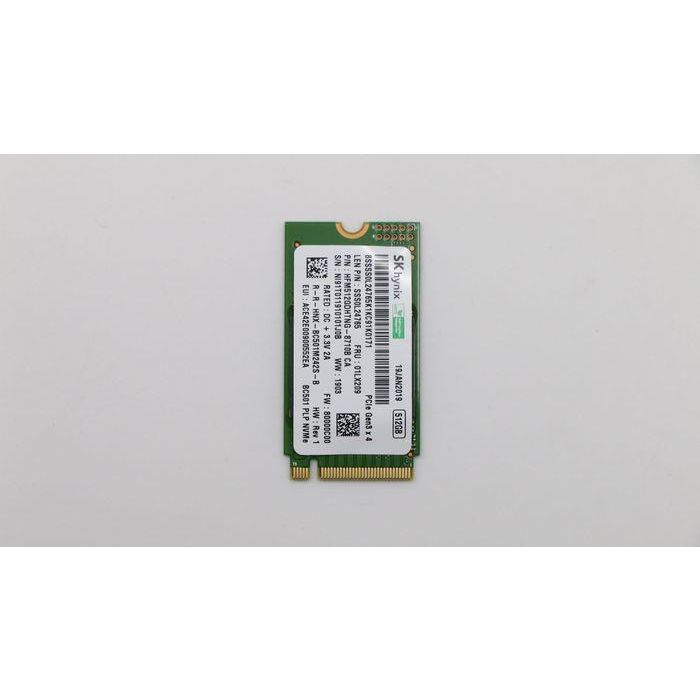 Lenovo BC501-PLP SSD M.2 PCIe NVMe 512GB RoHS FRU - SK Hynix Disco Duro Sólido Interno