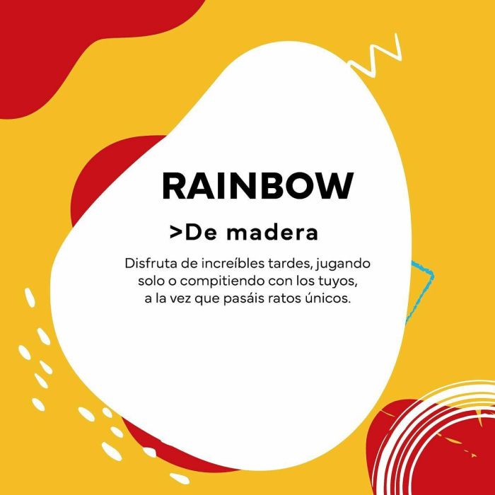 Cayro Rainbow Juguete de Madera para 1 Jugador - Edad Mínima Recomendada a partir de 18 Meses 1 Cayro Rainbow Juguete de Madera para 1 Jugador - Edad Mínima Recomendada a partir de 18 Meses 1