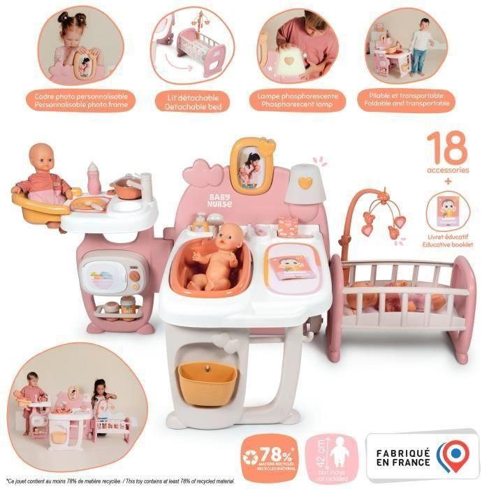 Smoby La Casa De Los Bebés Centro De Juego Con 18 Accesorios Para Niños Mayores De 3 Años 5 Smoby La Casa De Los Bebés Centro De Juego Con 18 Accesorios Para Niños Mayores De 3 Años 5