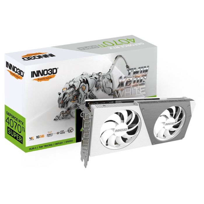 Tarjeta Gráfica INNO3D N407TS2-166XX-186156W GeForce RTX 4070 Ti 16 GB GDDR6X Tarjeta Gráfica INNO3D N407TS2-166XX-186156W GeForce RTX 4070 Ti 16 GB GDDR6X