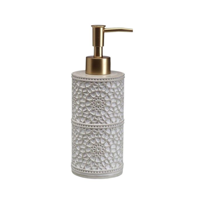Dispensador de Jabón Versa Loira Resina 7 x 17,5 x 7 cm 1 Dispensador de Jabón Versa Loira Resina 7 x 17,5 x 7 cm 1