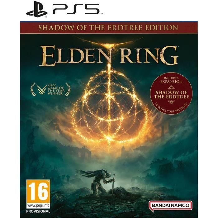 Bandai Namco Entertainment 3391892030969 Elden Ring Shadow Of The Erdtree Edición GOTY para PS5