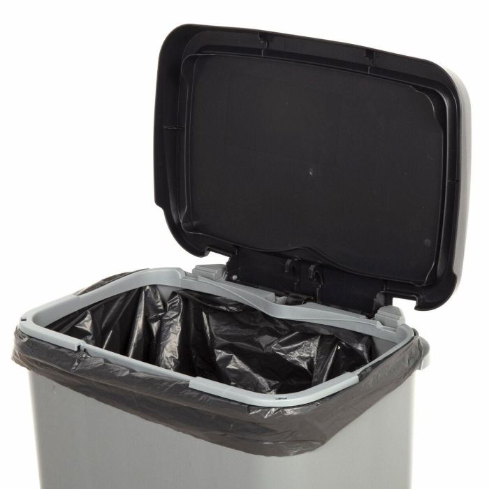 Cubo de basura Curver Gris oscuro Plástico 25 L (5 Unidades) 2 Cubo de basura Curver Gris oscuro Plástico 25 L (5 Unidades) 2