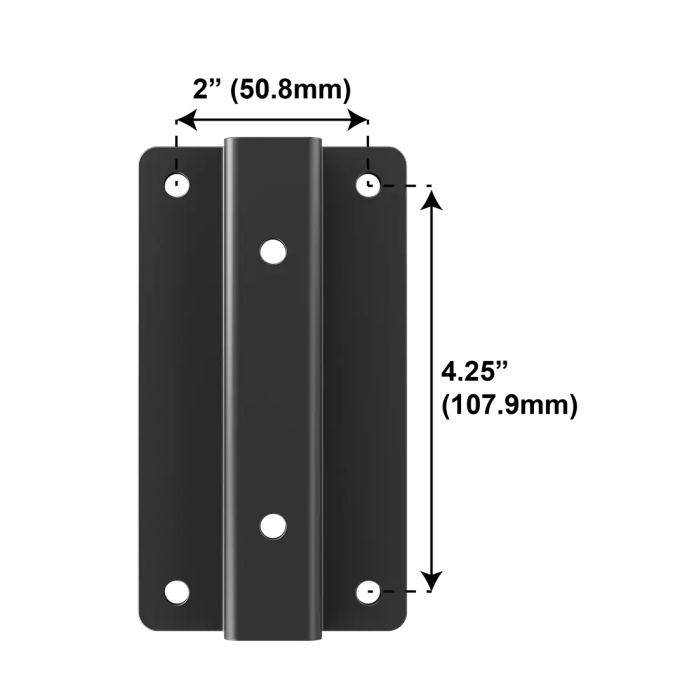 IsoAcoust V120 Adaptador 50X107 Montaje Acero para Altavoces JBL M&K Sound Tannoy Ancho 11cm Alto 4cm Largo 16cm 2 IsoAcoust V120 Adaptador 50X107 Montaje Acero para Altavoces JBL M&K Sound Tannoy Ancho 11cm Alto 4cm Largo 16cm 2