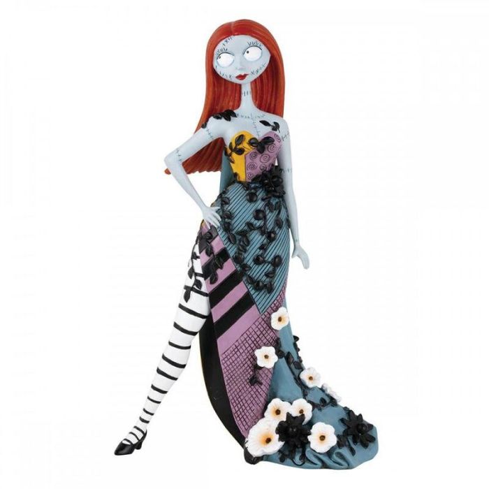 Enesco Figura Decorativa Sally Disney Pesadilla antes de Navidad Floreada 27 cm Resina Tallada a Mano
