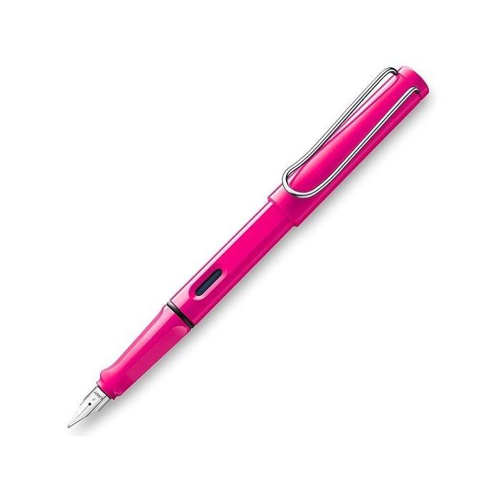 Lamy Pluma Estilográfica Safari 013M Tinta Azul Punta M Rosa Lamy Pluma Estilográfica Safari 013M Tinta Azul Punta M Rosa