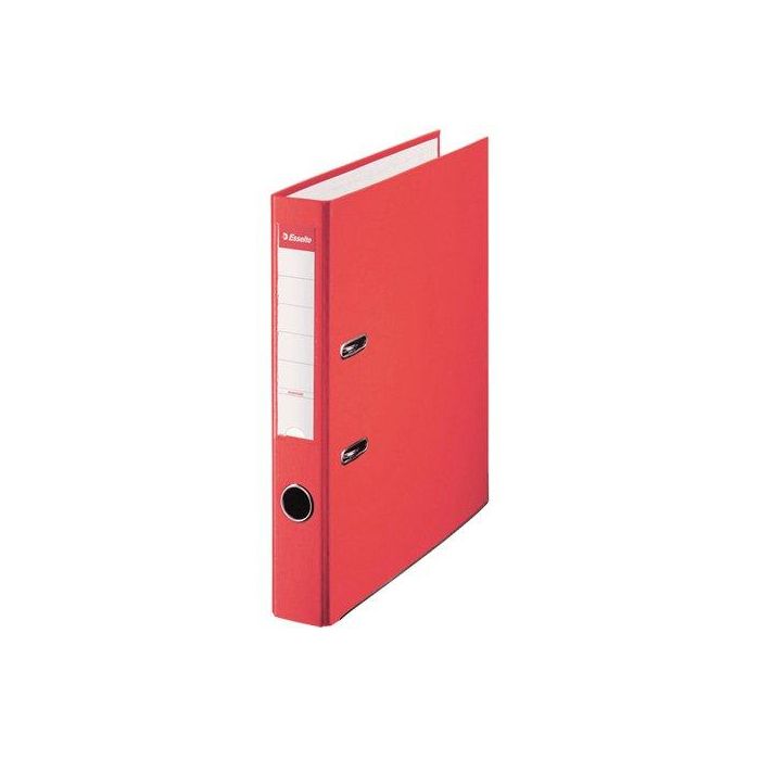 Archivador Palanca Esselte Plastico Forrado Con Rado A4 50Mm Rojo