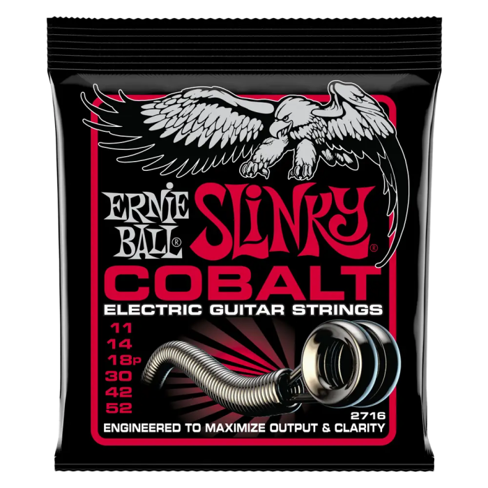Ernieball Cobalt Slinky Burly 11-52 Juego de Cuerdas Eléctricas 0 Ernieball Cobalt Slinky Burly 11-52 Juego de Cuerdas Eléctricas 0