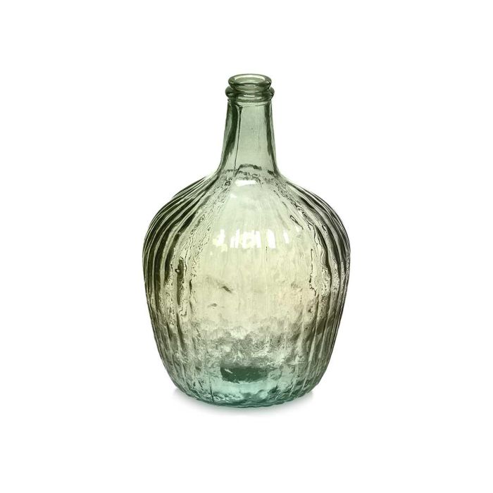 Botella Decorativa Vidrio Rayada 4L Verde Giftdecor 17X29CM (4 Unidades) 1 Botella Decorativa Vidrio Rayada 4L Verde Giftdecor 17X29CM (4 Unidades) 1