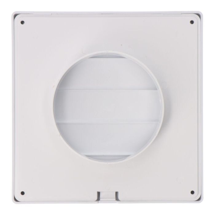 Edm Rejilla Ventilación Cuadrada Empotrable Lamas Móviles 170x170mm ø100mm Abs Blanca 2 Edm Rejilla Ventilación Cuadrada Empotrable Lamas Móviles 170x170mm ø100mm Abs Blanca 2