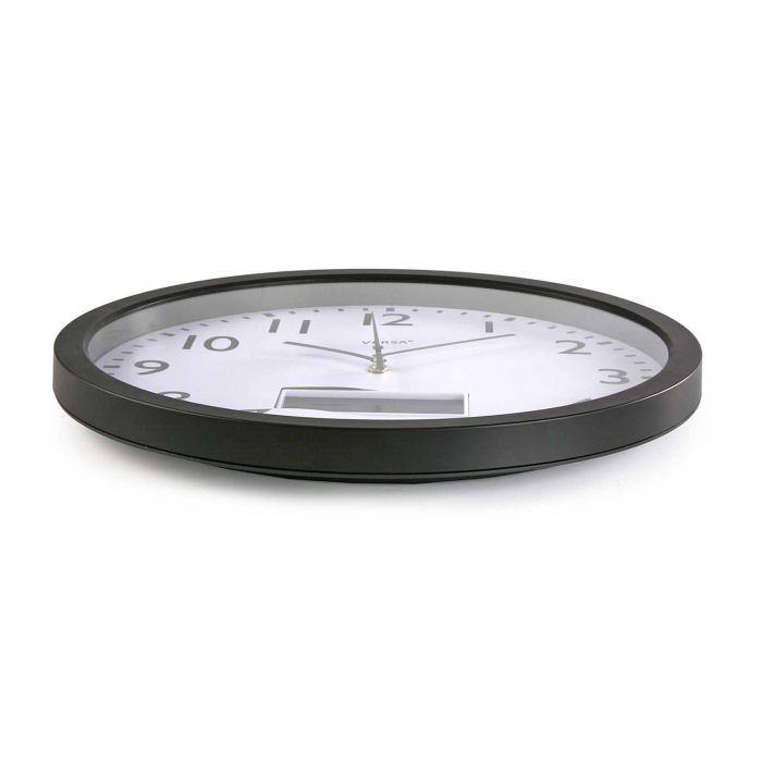 Reloj Meteo Negro 35Cm Versa (2 Unidades) 1 Reloj Meteo Negro 35Cm Versa (2 Unidades) 1
