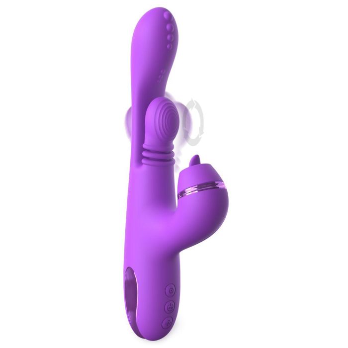Vibrador Doble Estimulación Pipedream Fantasy for her Morado Púrpura 3