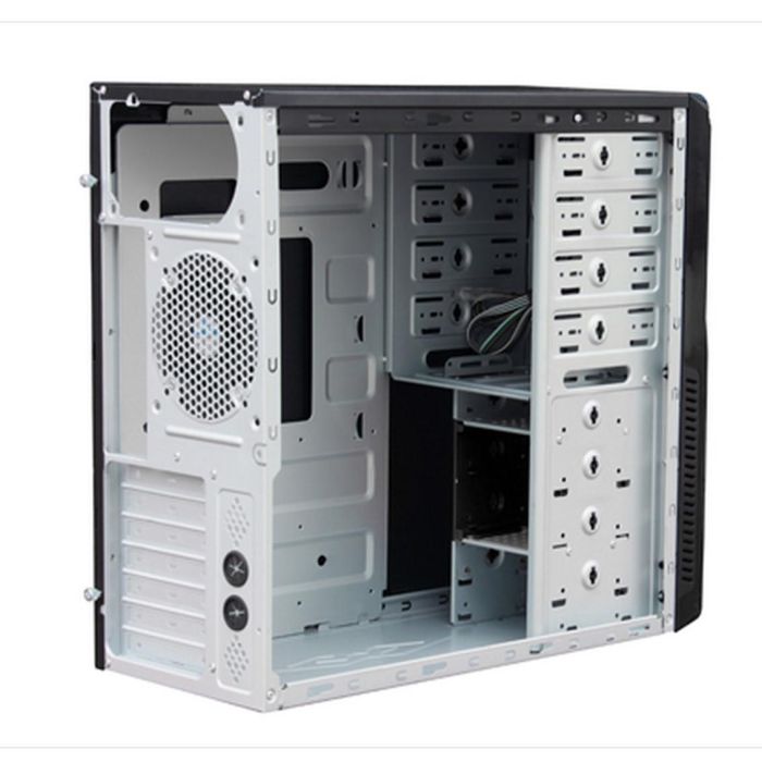 Coolbox F800 Caja PC Sobremesa ATX con Fuente Alimentación 500W y 2 Puertos USB 3.0 Negra 3