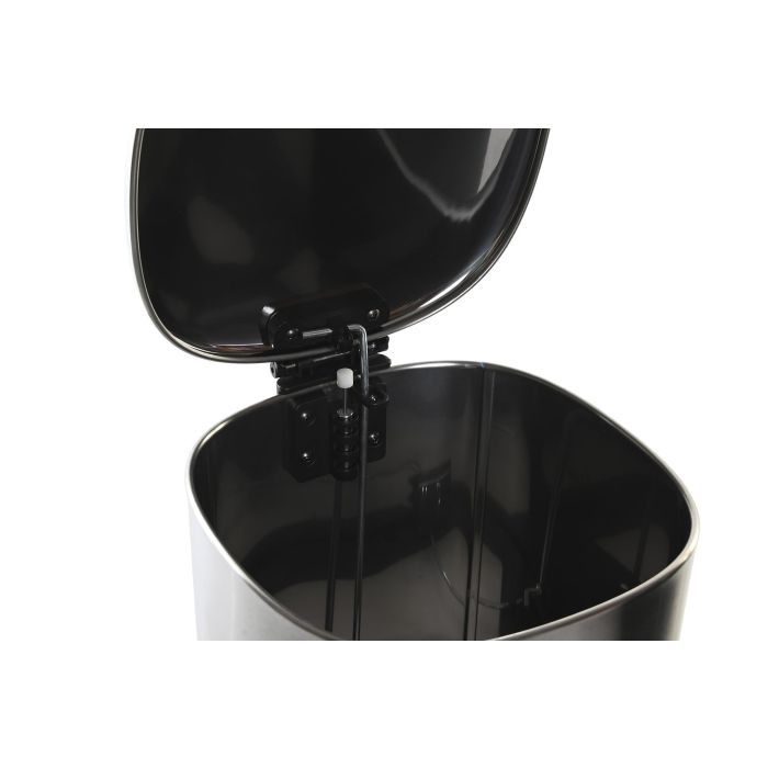 DKD Home Decor Papelera Plateado 25 x 27 x 20 cm Inox y PP 3
