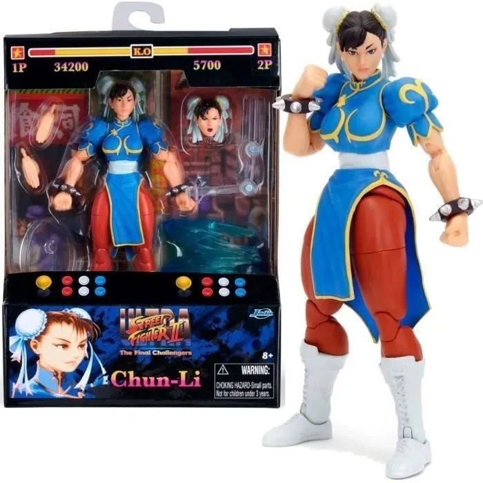Jada Figura Articulada SF 15cm + Accesorios Chun-Li (8 Años) 2