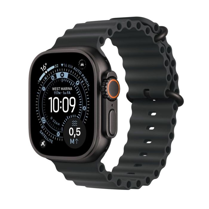 Apple Watch Ultra 3 Titanium Cellular 49mm Negro con Correa Ocean Negra 5 Apple Watch Ultra 3 Titanium Cellular 49mm Negro con Correa Ocean Negra 5
