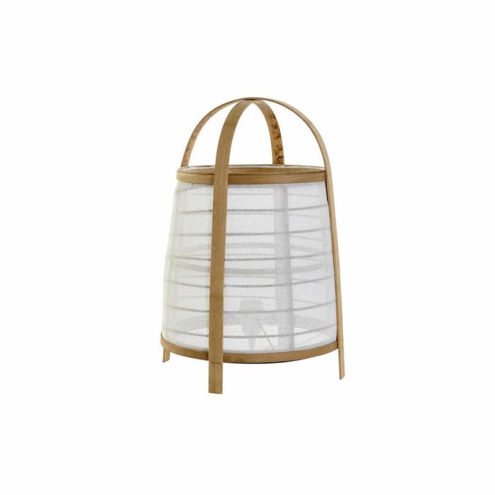 Lampara Techo Oriental DKD Home Decor Blanco Natural 32 x 45.5 x 32 cm