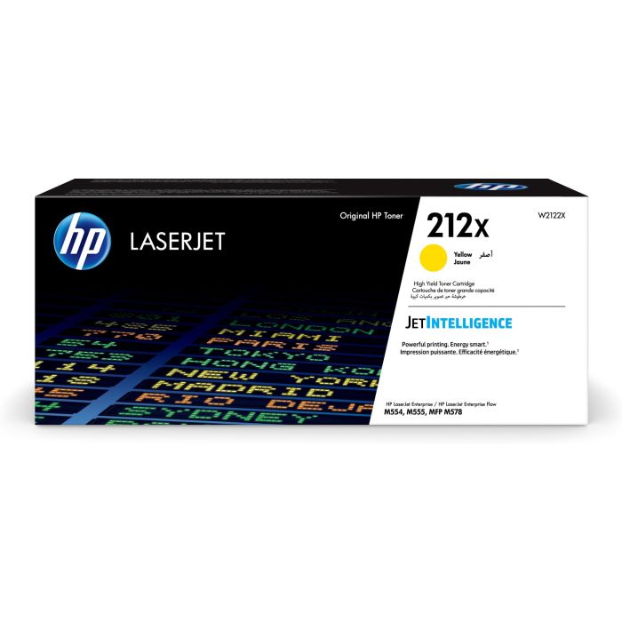 HP Cartucho de tóner Original LaserJet 212X amarillo de alta capacidad HP Cartucho de tóner Original LaserJet 212X amarillo de alta capacidad