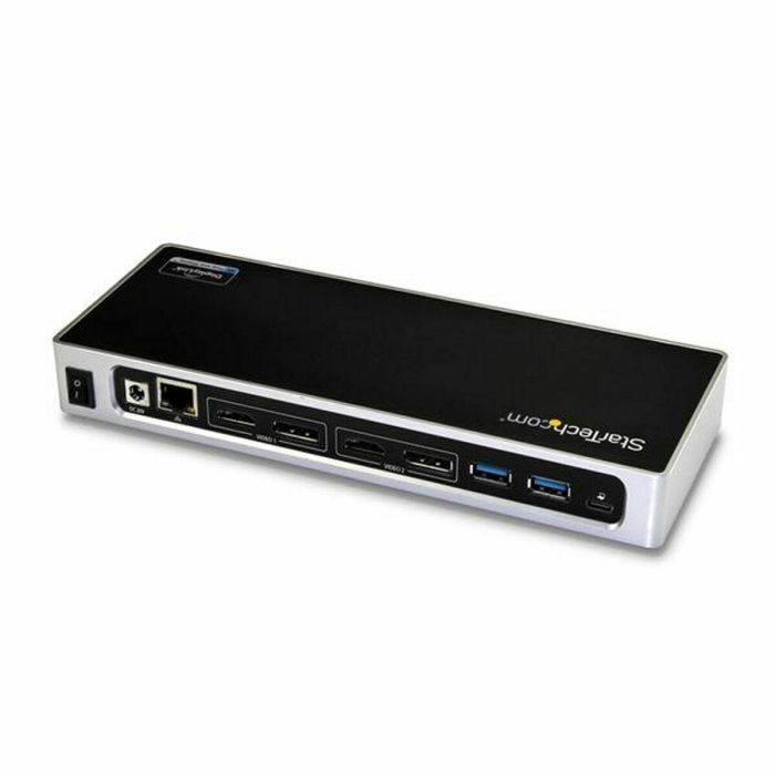 Hub USB Startech DK30A2DH Negro/Plateado Plateado 40 W 1