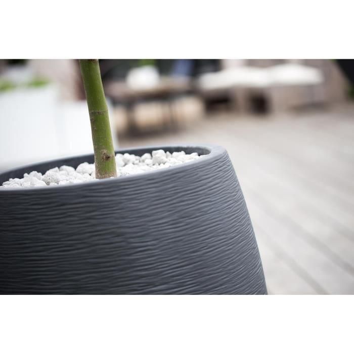 EDA 13737GANTPX12 Maceta Redonda Grafito Ø50cm, 53L, Gris Antracita 3 EDA 13737GANTPX12 Maceta Redonda Grafito Ø50cm, 53L, Gris Antracita 3