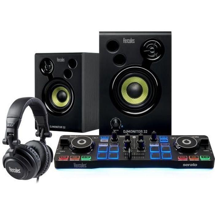Hercules DJStarter Kit controlador dj Negro Hercules DJStarter Kit controlador dj Negro