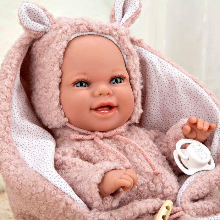 Muñecas Arias Muñeca Elegance Babyto de Peso, Rosa, con Manta, 35 cm, Cuerpo Blando para Niños +3 Años 2 Muñecas Arias Muñeca Elegance Babyto de Peso, Rosa, con Manta, 35 cm, Cuerpo Blando para Niños +3 Años 2