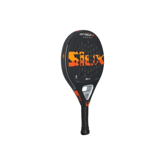 Pala de Pádel Siux Optimus 5/ Negra y Naranja 2 Pala de Pádel Siux Optimus 5/ Negra y Naranja 2