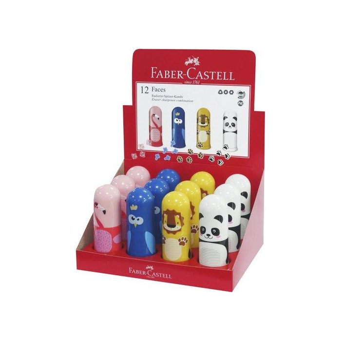 Afilaborra Faber-Castell Animales Expositor De 12