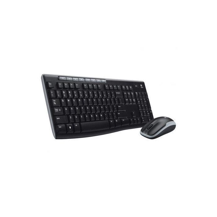 LOGITECH TECLADO + MOUSE MK270 optico wireless Negro 0 LOGITECH TECLADO + MOUSE MK270 optico wireless Negro 0