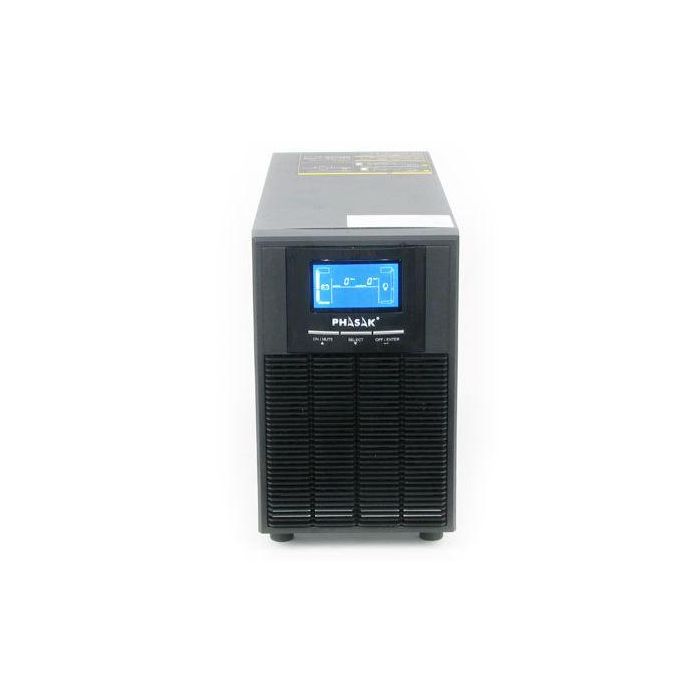 SAI Online Phasak 1000 VA Online LCD/ 1000VA-900W/ 3 Salidas/ Formato Torre 2 SAI Online Phasak 1000 VA Online LCD/ 1000VA-900W/ 3 Salidas/ Formato Torre 2