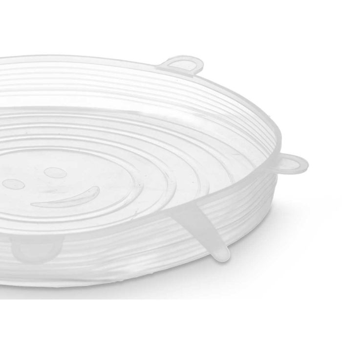 Set 6 Tapas Silicona Kinvara 19X5CM (12 Unidades) 1 Set 6 Tapas Silicona Kinvara 19X5CM (12 Unidades) 1