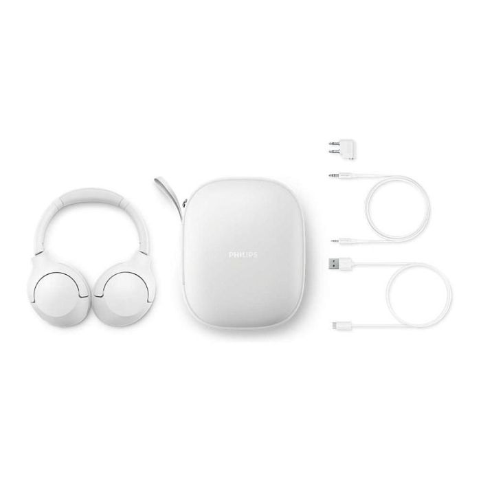 Philips TAH8506WT/00 Auriculares Inalámbricos Diadema Blanco con Cancelación de Ruido y 60h de Batería