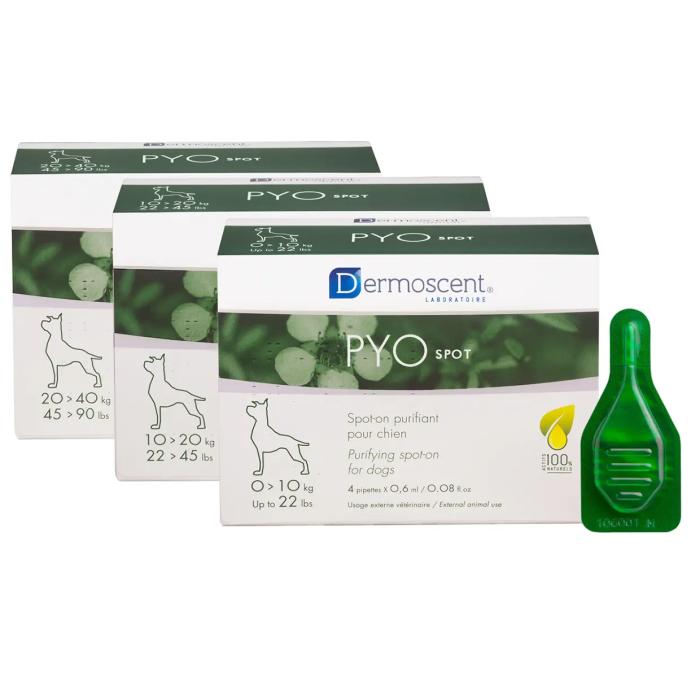 Dermoscent Pyospot Perro 10-20 kg 1,2 mL 4Pip