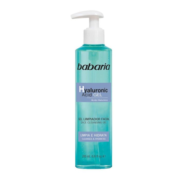 Babaria Gel Facial Limpiador Ácido Hialurónico 200 ml
