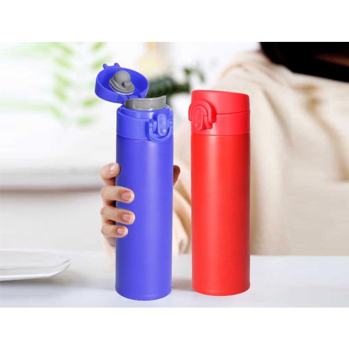 Termo Liderpapel Acero Inoxidable Con Doble Cobertura Y Sistema De Apertura Facil Con Boton 330 mL 8 Termo Liderpapel Acero Inoxidable Con Doble Cobertura Y Sistema De Apertura Facil Con Boton 330 mL 8