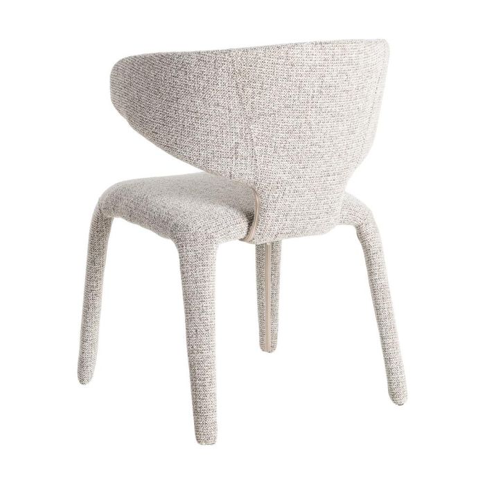 Silla Jaspeado Gris Tejido Salón 58 X 60 X 81 cm