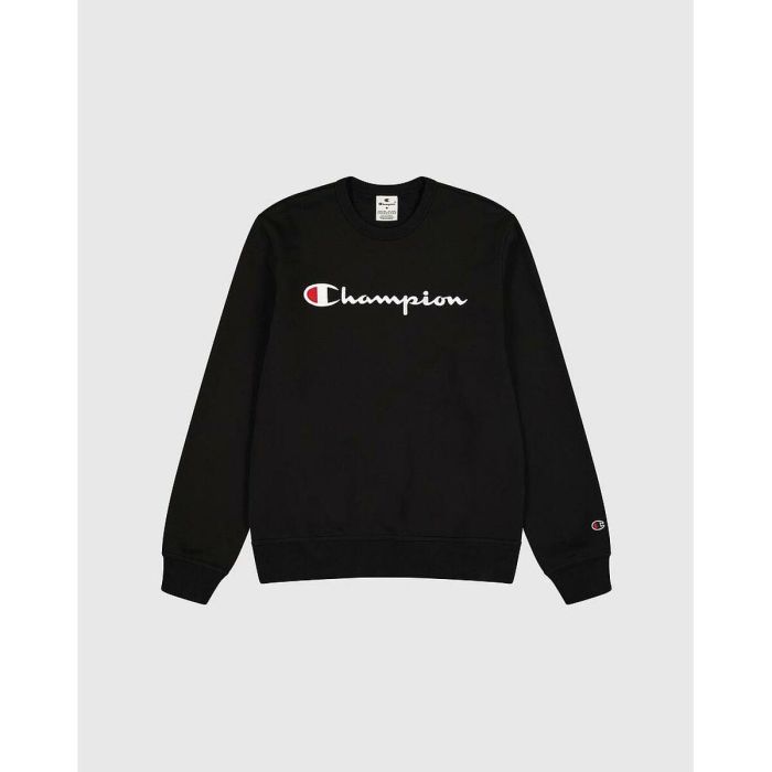 Sudadera sin Capucha Hombre Champion CREWNECK SWEATSHIRT 220254 NBK Negro 3 Sudadera sin Capucha Hombre Champion CREWNECK SWEATSHIRT 220254 NBK Negro 3