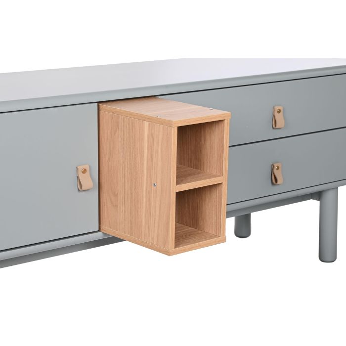 DKD Home Decor Mueble TV Urban Gris MDF y PU 140 x 55 x 40 cm 8