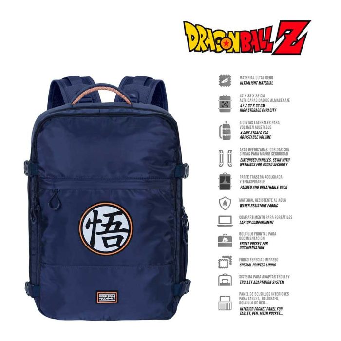 Mochila de Viaje Mercury Grande 47x23x33cm Symbol Dragon Ball Multicolor 1