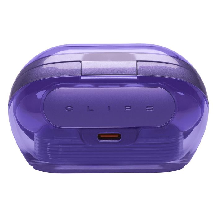 JBL Soundgear Clips TWS Auriculares Open-Ear Inalámbricos con Gancho, Bluetooth 5.4, IP54, Batería 32h, Color Ghost Purple
