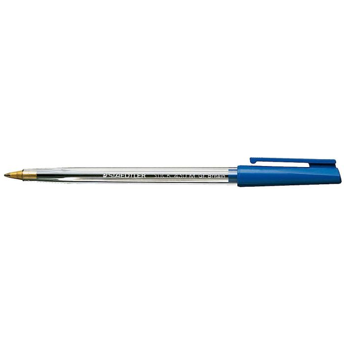 Bolígrafo Staedtler Stick 430 Azul (50 Unidades) 1