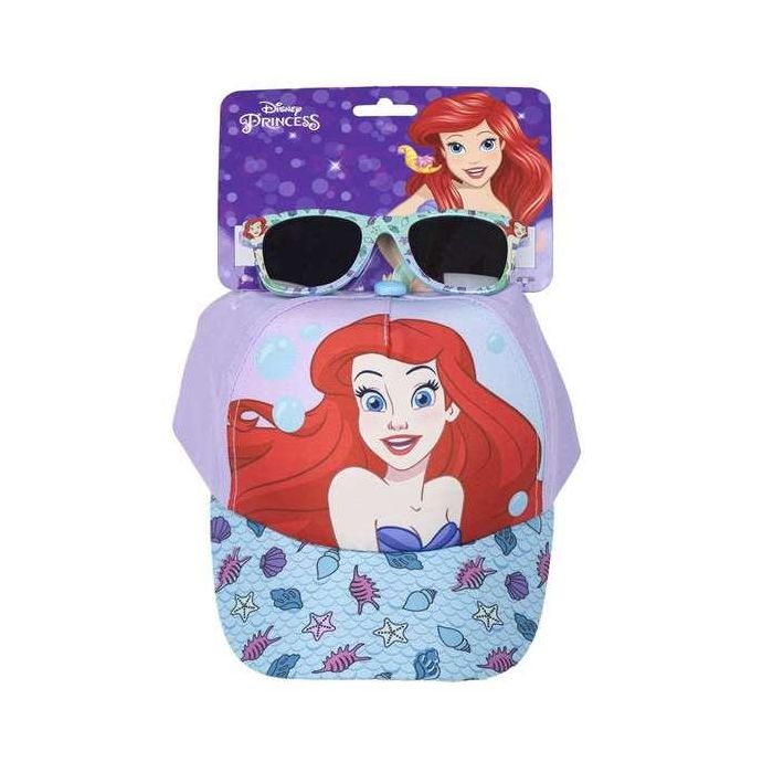 Gorra 53 cm y gafas de sol infantiles princesas disney