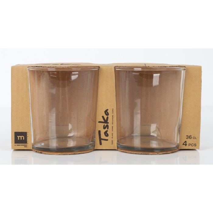 Set de 4 Vasos Pinta 360 cc Taska - Inde (12 Cajas) 1 Set de 4 Vasos Pinta 360 cc Taska - Inde (12 Cajas) 1