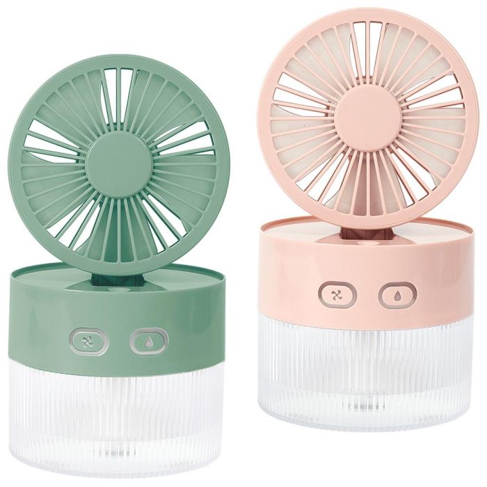 Ventilador- Pulveriz. Led Usb Jet Lag 2 Ventilador- Pulveriz. Led Usb Jet Lag 2
