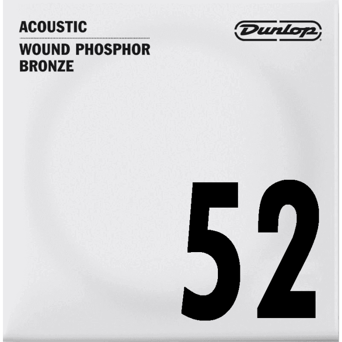 Cuerda Acústica Dunlop 92/8 Phosphor Bronze .052 1 Cuerda Acústica Dunlop 92/8 Phosphor Bronze .052 1
