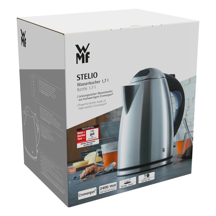WMF 6130241104 Hervidor de Agua Stelio, 1.7 L, 2400 W, Acero Inoxidable y Negro 9